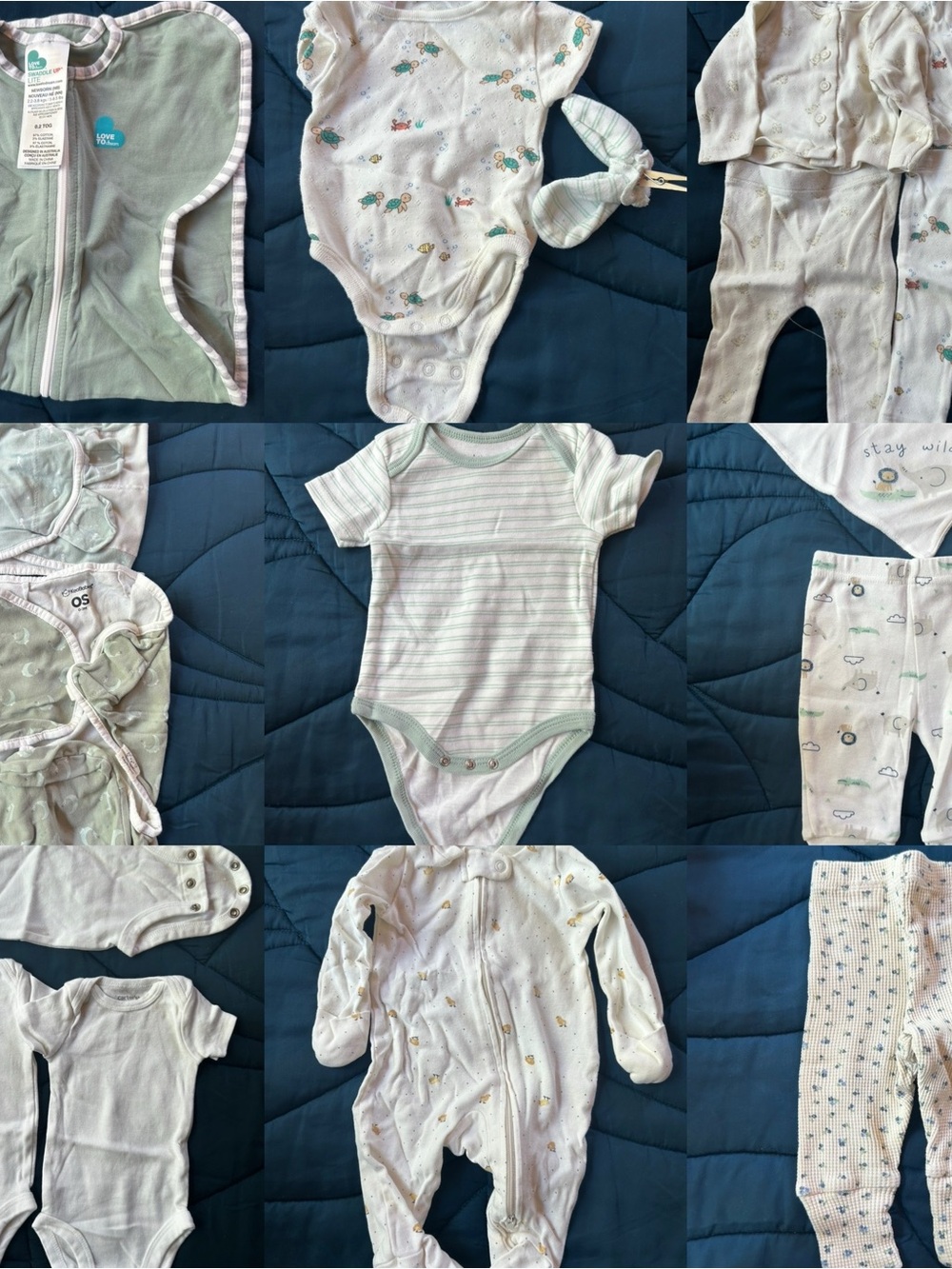 HUGE LOT / BUNDLE of newborn to 6 months baby boy clothing! EUC!